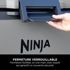 Glaciere roulante FrostVault - NINJA - Rigide - 28L - Grise
