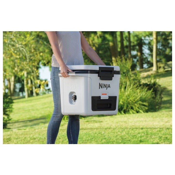 Glaciere roulante FrostVault - NINJA - Rigide - 28L - Blanche