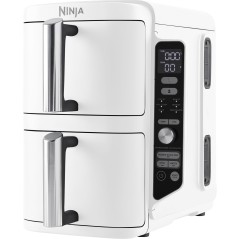 Friteuse sans huile NINJA - Double Stack XL SL400EUWH - Capacité 9,5L - 6 programmes de cuisson - Blanc - 2470W