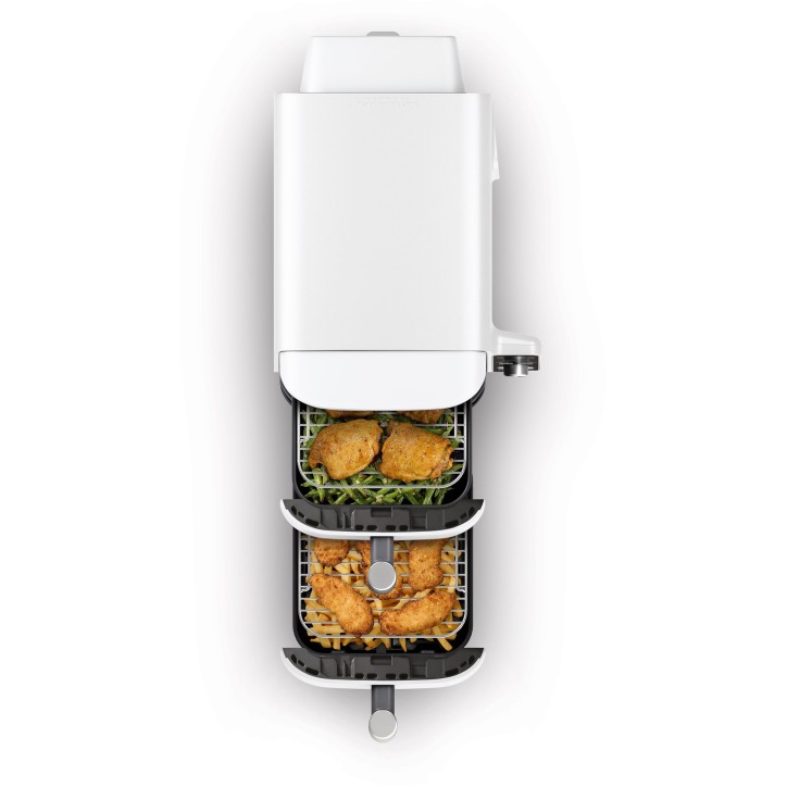 Friteuse sans huile NINJA - Double Stack XL SL400EUWH - Capacité 9,5L - 6 programmes de cuisson - Blanc - 2470W Friteuse sans huile NINJA - Double Stack XL SL400EUWH - Capacité 9,5L - 6 programmes de cuisson - Blanc - 2470W