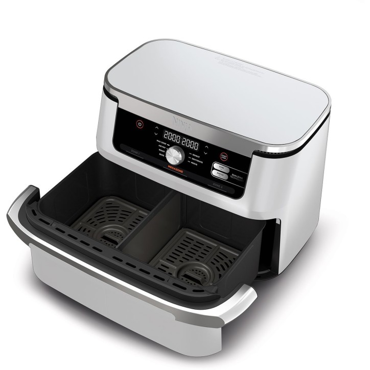 Friteuse sans huile NINJA - Foodi Flex AF500EUWH - Capacité 10,4L - 7 programmes de cuisson - Blanc - 2470W Friteuse sans huile NINJA - Foodi Flex AF500EUWH - Capacité 10,4L - 7 programmes de cuisson - Blanc - 2470W