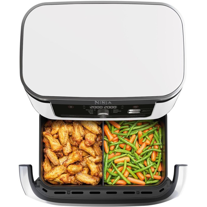 Friteuse sans huile NINJA - Foodi Flex AF500EUWH - Capacité 10,4L - 7 programmes de cuisson - Blanc - 2470W Friteuse sans huile NINJA - Foodi Flex AF500EUWH - Capacité 10,4L - 7 programmes de cuisson - Blanc - 2470W