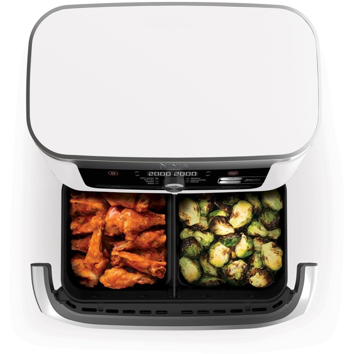 Friteuse sans huile NINJA - Foodi Flex AF500EUWH - Capacité 10,4L - 7 programmes de cuisson - Blanc - 2470W Friteuse sans huile NINJA - Foodi Flex AF500EUWH - Capacité 10,4L - 7 programmes de cuisson - Blanc - 2470W