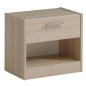 PARISOT Chambre Enfant Complete style contemporain décor acacia clair et blanc - l 90 x L 190 cm - CHARLEMAGNE