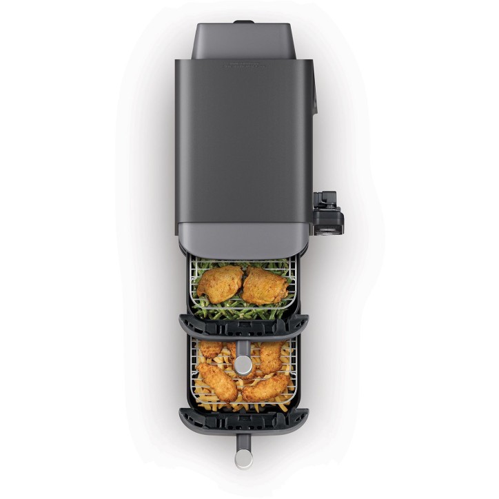 Friteuse sans huile NINJA - Double Stack XL SL451EU - Capacité 9,5L - 6 programmes de cuisson - Thermosonde - 2470W Friteuse sans huile NINJA - Double Stack XL SL451EU - Capacité 9,5L - 6 programmes de cuisson - Thermosonde - 2470W