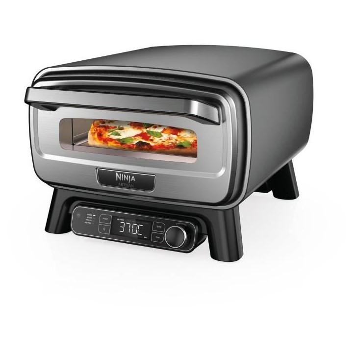 Four a pizza électrique - NINJA - MO201EU - 1760 W - 4 modes de cuisson - jusqu'a 370° - Gris Four a pizza électrique - NINJA - MO201EU - 1760 W - 4 modes de cuisson - jusqu'a 370° - Gris