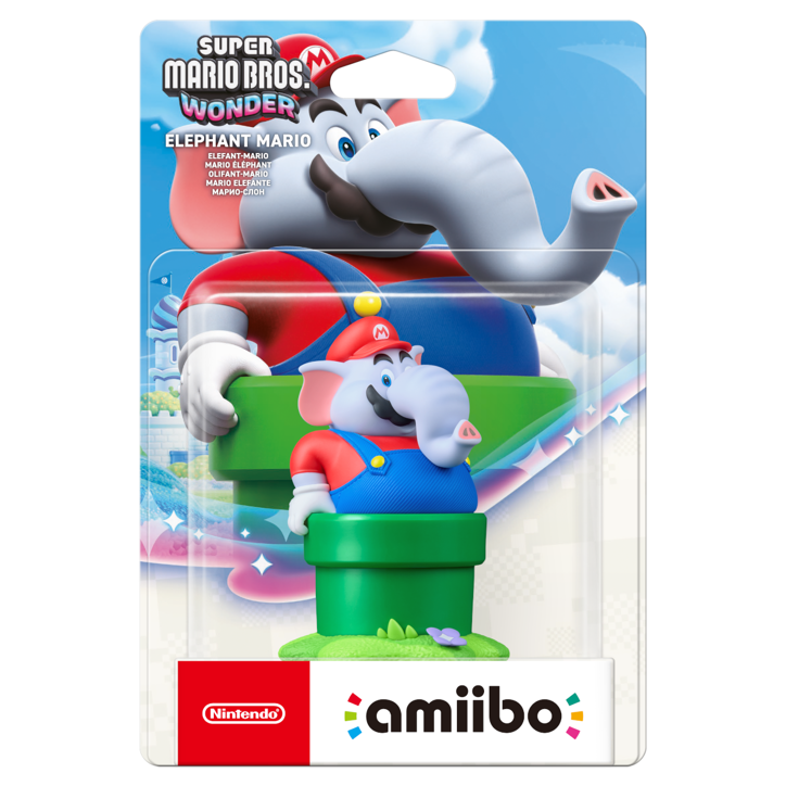 Figurine Amiibo - Mario Éléphant • Collection Super Mario Figurine Amiibo - Mario Éléphant • Collection Super Mario