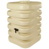 Récupérateur d'eau - BELLI - Cubique - 350 litres - Beige - Polyéth