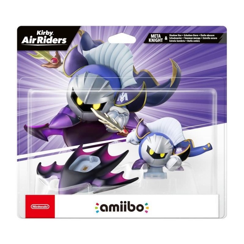 Figurine Amiibo - Meta Knight & Étoile Obscure • Collection Kirby