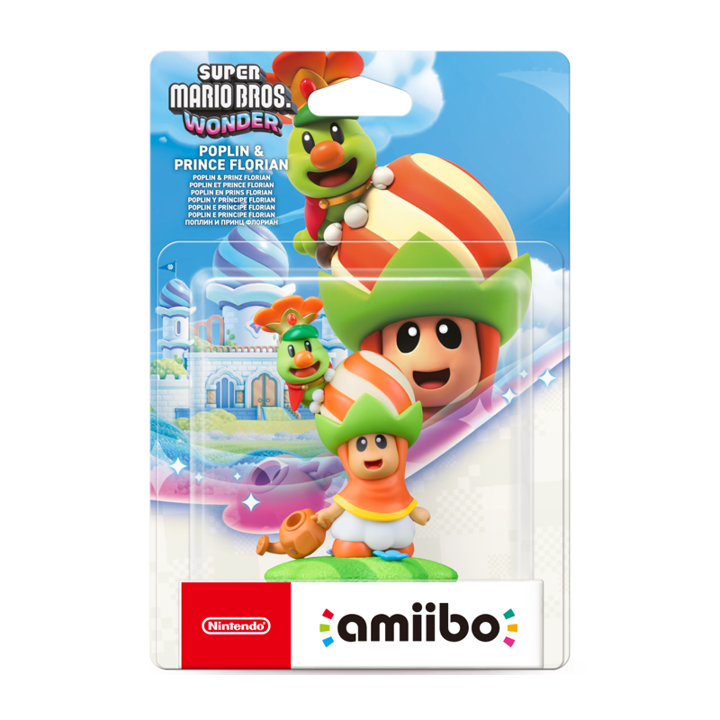 Figurine Amiibo - Poplin & Prince Florian • Collection Super Mario