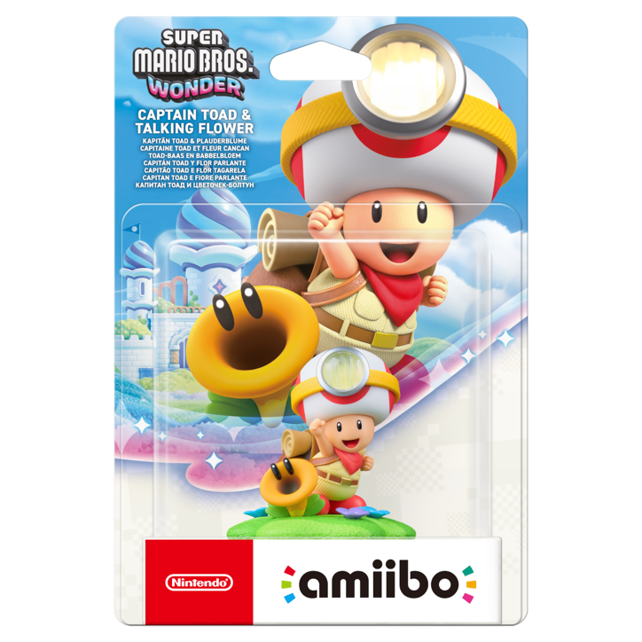 Figurine Amiibo - Capitaine Toad & Fleur Cancan • Collection Super Mario Figurine Amiibo - Capitaine Toad & Fleur Cancan • Collection Super Mario