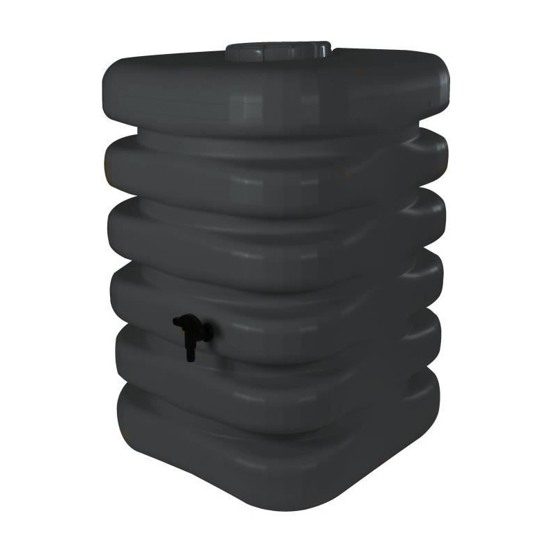 Récupérateur d'eau - BELLI - Cubique - 350 litres - Anthracite Récupérateur d'eau - BELLI - Cubique - 350 litres - Anthracite