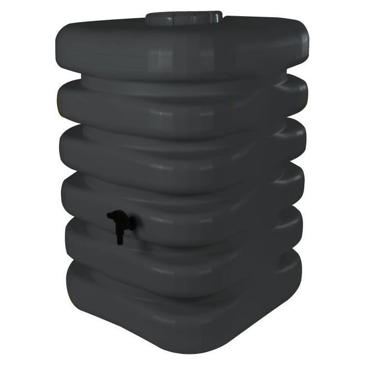 Récupérateur d'eau - BELLI - Cubique - 350 litres - Anthracite Récupérateur d'eau - BELLI - Cubique - 350 litres - Anthracite