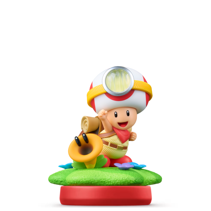 Figurine Amiibo - Capitaine Toad & Fleur Cancan • Collection Super Mario Figurine Amiibo - Capitaine Toad & Fleur Cancan • Collection Super Mario