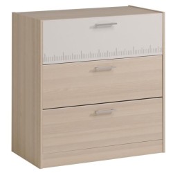 PARISOT Chambre Enfant Complete style contemporain décor acacia clair
