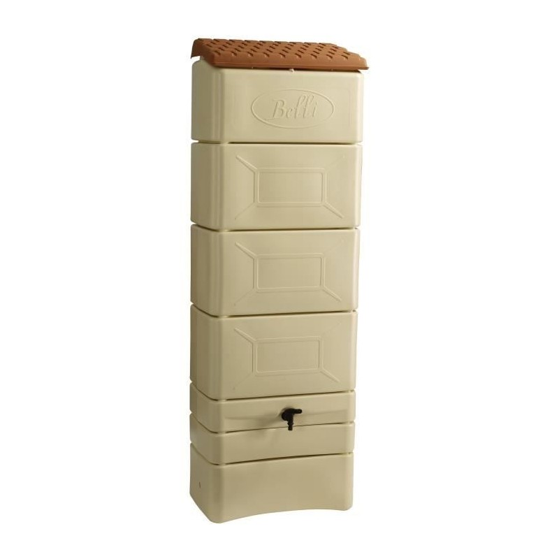 Récupérateur d'eau mural - BELLI - 300 L - Beige Récupérateur d'eau mural - BELLI - 300 L - Beige