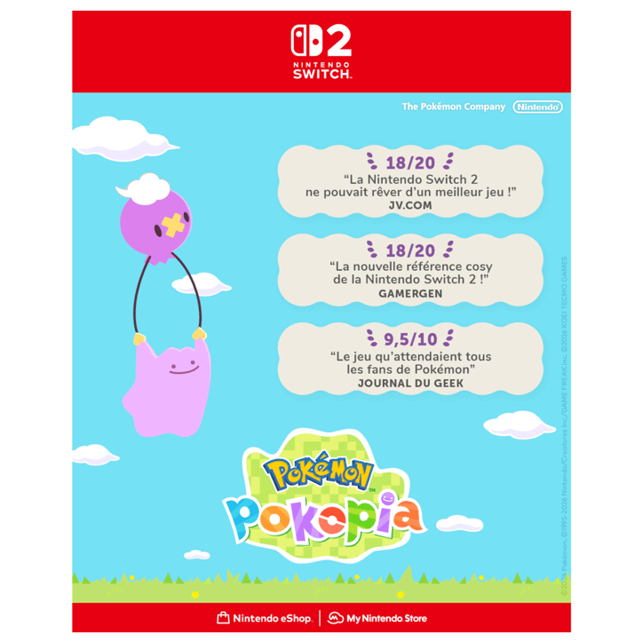 Pokémon Pokopia • Jeu Nintendo Switch 2 Pokémon Pokopia • Jeu Nintendo Switch 2