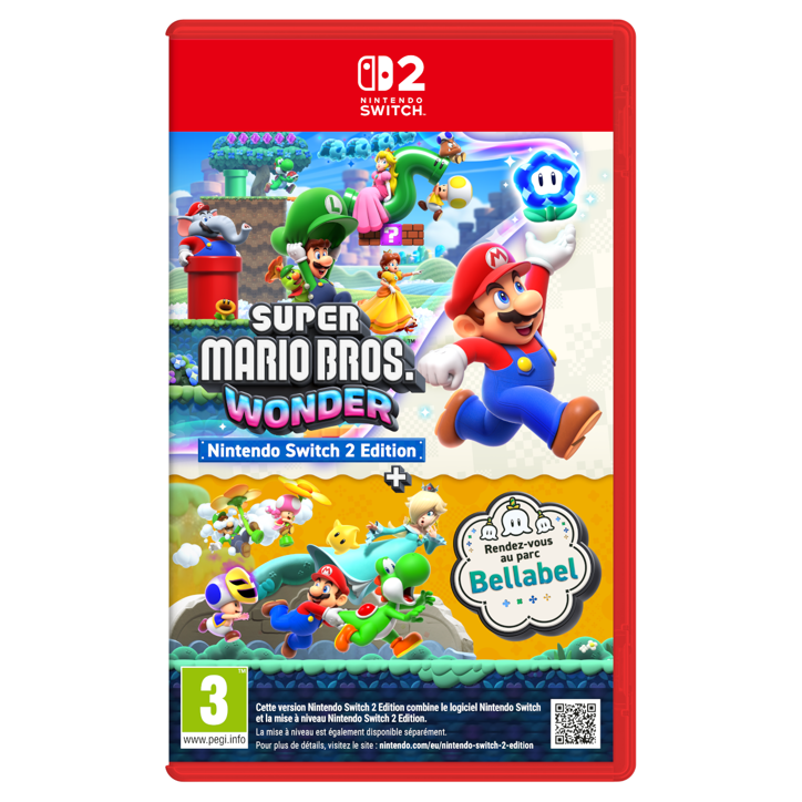 Super Mario Bros. Wonder + Rendez-vous au parc Bellabel - Nintendo Switch 2 Edition • Jeu Nintendo Switch 2 Super Mario Bros. Wonder + Rendez-vous au parc Bellabel - Nintendo Switch 2 Edition • Jeu Nintendo Switch 2