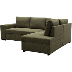 Canapé d'angle convertible réversible - 4/5 places - NIRVANA - Tissu