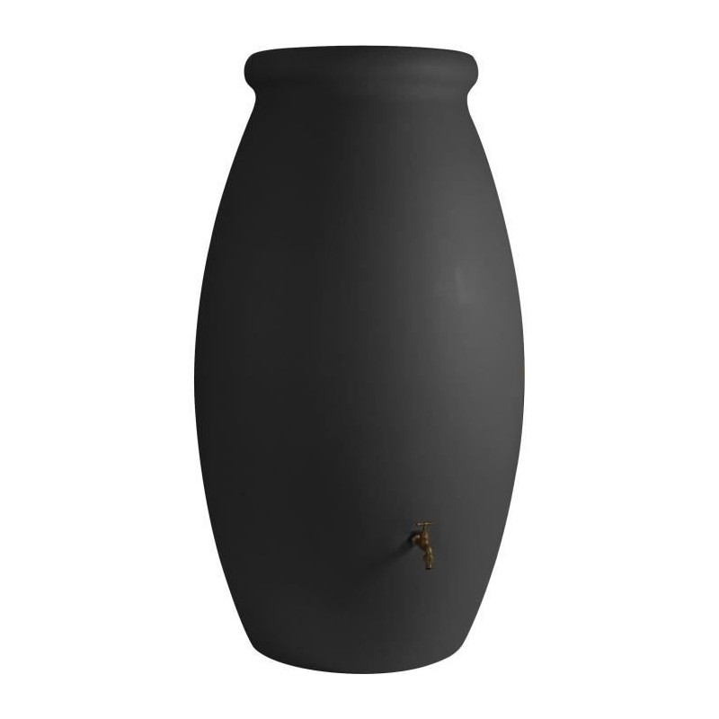 Récupérateur d'eau Jarre rotomoulé - BELLI - 1000 L - Anthracite Récupérateur d'eau Jarre rotomoulé - BELLI - 1000 L - Anthracite