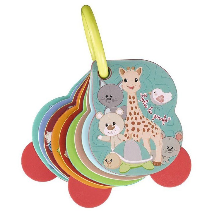 Imagier - SOPHIE LA GIRAFE - Numerogolo - Cartes a chiffres - Couleurs vives - Anneau ouvrant Imagier - SOPHIE LA GIRAFE - Numerogolo - Cartes a chiffres - Couleurs vives - Anneau ouvrant