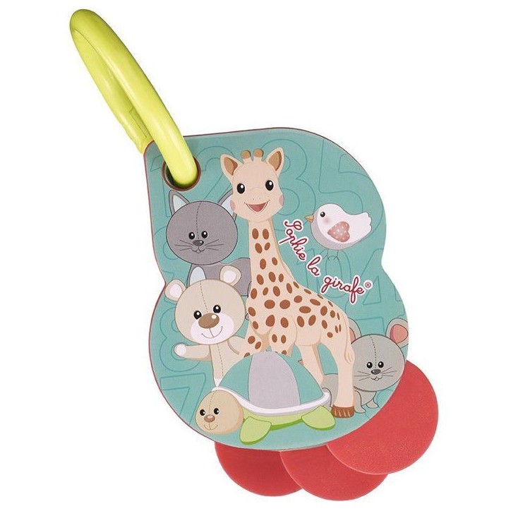 Imagier - SOPHIE LA GIRAFE - Numerogolo - Cartes a chiffres - Couleurs vives - Anneau ouvrant Imagier - SOPHIE LA GIRAFE - Numerogolo - Cartes a chiffres - Couleurs vives - Anneau ouvrant