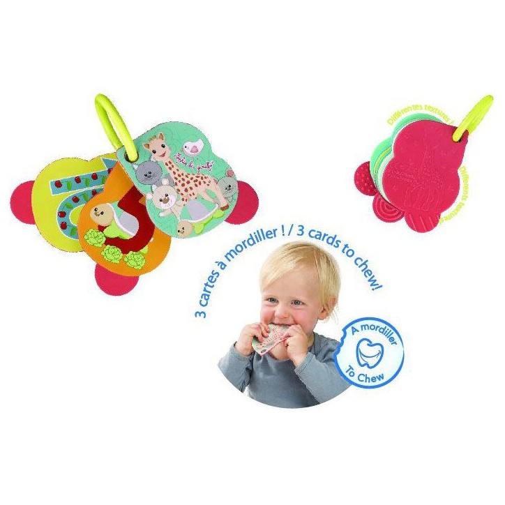 Imagier - SOPHIE LA GIRAFE - Numerogolo - Cartes a chiffres - Couleurs vives - Anneau ouvrant Imagier - SOPHIE LA GIRAFE - Numerogolo - Cartes a chiffres - Couleurs vives - Anneau ouvrant