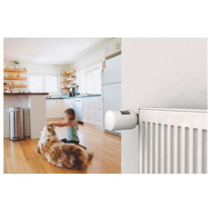 Tete Thermostatique TRV 1.0 et adaptateurs - Delta Dore - TRV 1.0 Adapt - Chauffage connecté - Programmation - Contrôle vocal Tete Thermostatique TRV 1.0 et adaptateurs - Delta Dore - TRV 1.0 Adapt - Chauffage connecté - Programmation - Contrôle vocal