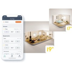 Tete Thermostatique TRV 1.0 et adaptateurs - Delta Dore - TRV 1.0 Adap