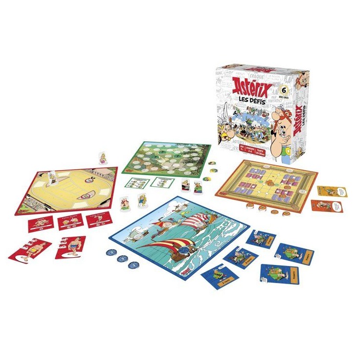 ASTERIX - LES DEFIS - Jeu de société - TOPI GAMES - 2 a 6 joueurs - Des 7 ans ASTERIX - LES DEFIS - Jeu de société - TOPI GAMES - 2 a 6 joueurs - Des 7 ans