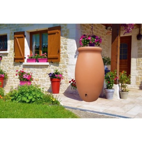 Récupérateur d'eau Jarre Toscan - BELLI - 1000 L - Terre cuite