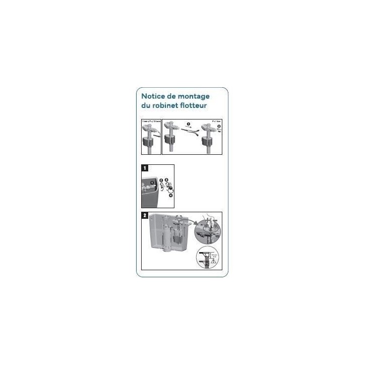 Kit de chasse d'eau - NOVOBAIN - Avec mécanisme et robinet - Débit 3/6L - Hauteur réglable (250 a 510 mm) - Accessoires inclu Kit de chasse d'eau - NOVOBAIN - Avec mécanisme et robinet - Débit 3/6L - Hauteur réglable (250 a 510 mm) - Accessoires inclu