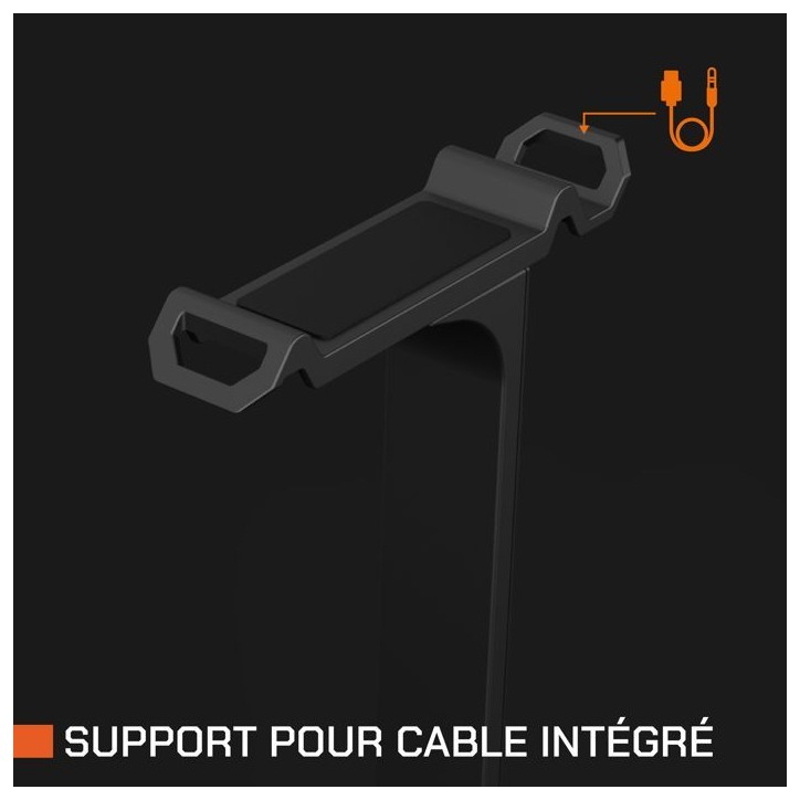 Support de casque gaming - NOVA GAMING - Hydra - Support universel - LED RGB - Noir Support de casque gaming - NOVA GAMING - Hydra - Support universel - LED RGB - Noir