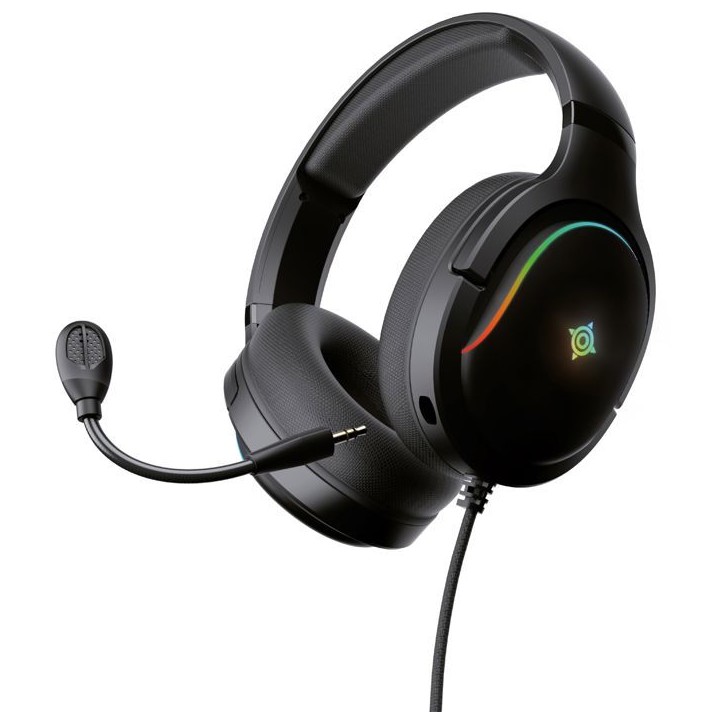 Casque gamer filaire - NOVA GAMING - Borealis - Micro amovible - LED RBG - Noir Casque gamer filaire - NOVA GAMING - Borealis - Micro amovible - LED RBG - Noir