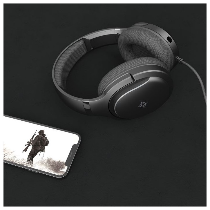 Casque gamer filaire - NOVA GAMING - Borealis - Micro amovible - LED RBG - Noir Casque gamer filaire - NOVA GAMING - Borealis - Micro amovible - LED RBG - Noir