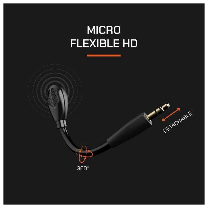 Casque gamer filaire - NOVA GAMING - Borealis - Micro amovible - LED RBG - Noir Casque gamer filaire - NOVA GAMING - Borealis - Micro amovible - LED RBG - Noir