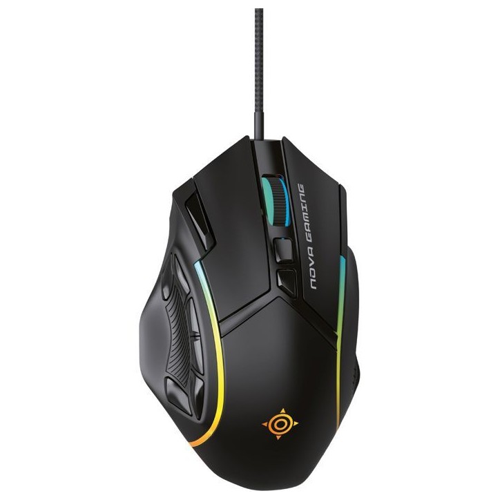 Souris gamer - Filaire - Nova Gaming - Virgo - LED RGB - Noir Souris gamer - Filaire - Nova Gaming - Virgo - LED RGB - Noir