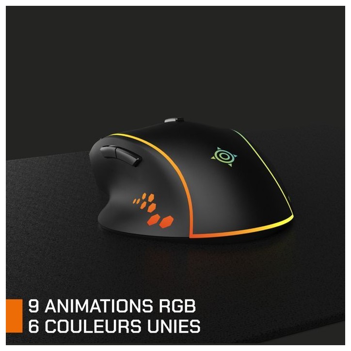 Souris gaming - Sans fil - Nova Gaming - Persee - Noir Souris gaming - Sans fil - Nova Gaming - Persee - Noir