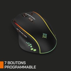 Souris gaming - Sans fil - Nova Gaming - Persee - Noir