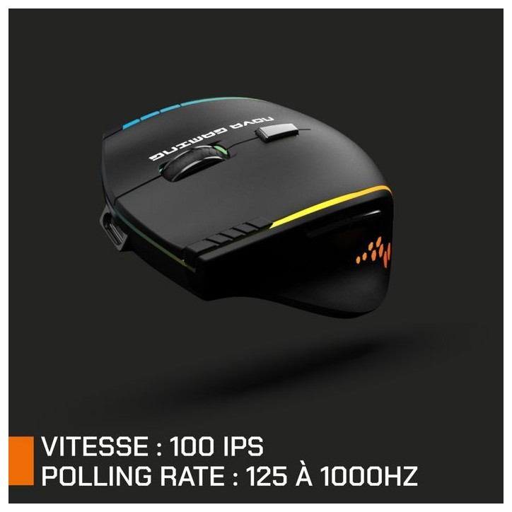 Souris gaming - Sans fil - Nova Gaming - Persee - Noir Souris gaming - Sans fil - Nova Gaming - Persee - Noir