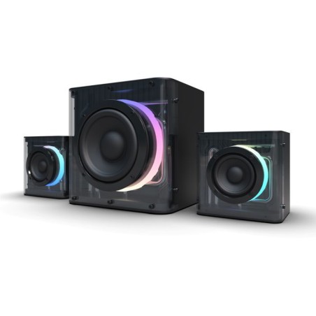 Enceintes gaming - NOVA GAMING - Serpentis - LED RGB - Noir
