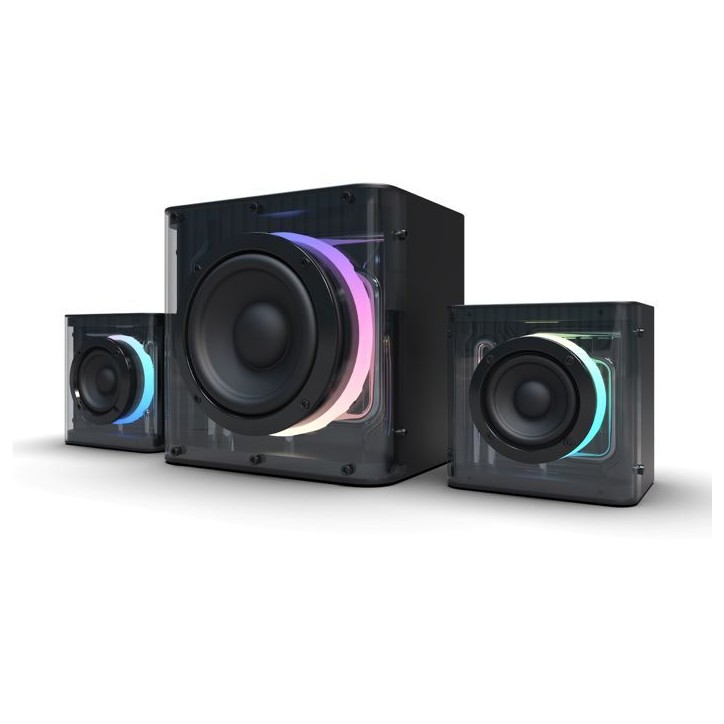 Enceintes gaming - NOVA GAMING - Serpentis - LED RGB - Noir Enceintes gaming - NOVA GAMING - Serpentis - LED RGB - Noir