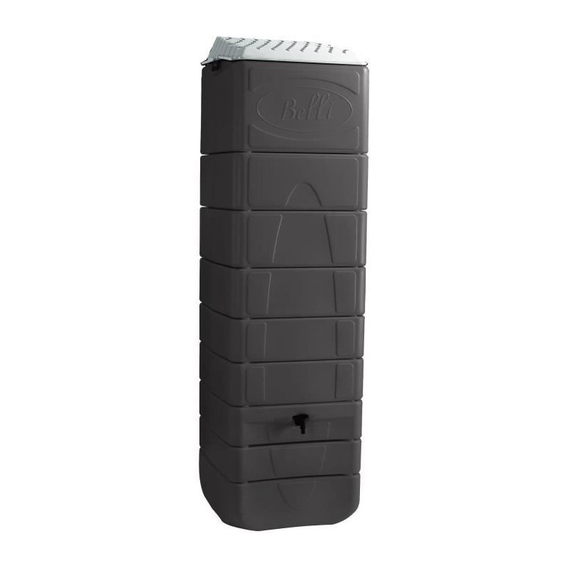 Récupérateur d'eau mural - BELLI - 650 L - Anthracite Récupérateur d'eau mural - BELLI - 650 L - Anthracite
