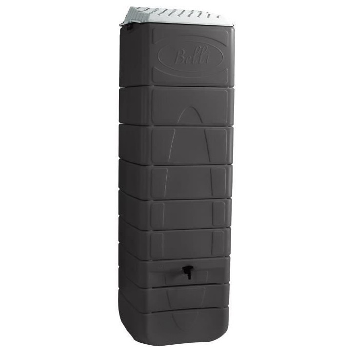 Récupérateur d'eau mural - BELLI - 650 L - Anthracite Récupérateur d'eau mural - BELLI - 650 L - Anthracite