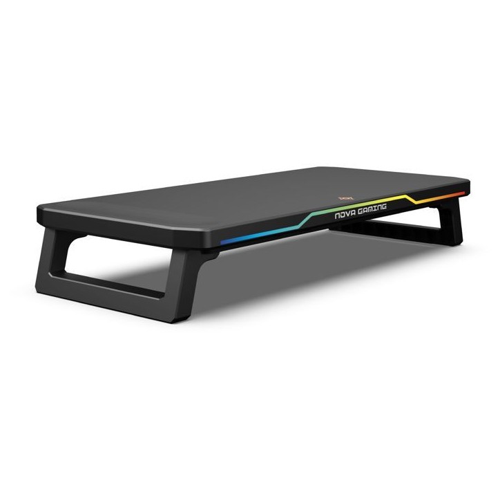 Réhausseur d'écran - NOVA GAMING - Celestium - Hub intégré - LED RGB - Noir Réhausseur d'écran - NOVA GAMING - Celestium - Hub intégré - LED RGB - Noir