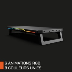 Réhausseur d'écran - NOVA GAMING - Celestium - Hub intégré - LED R