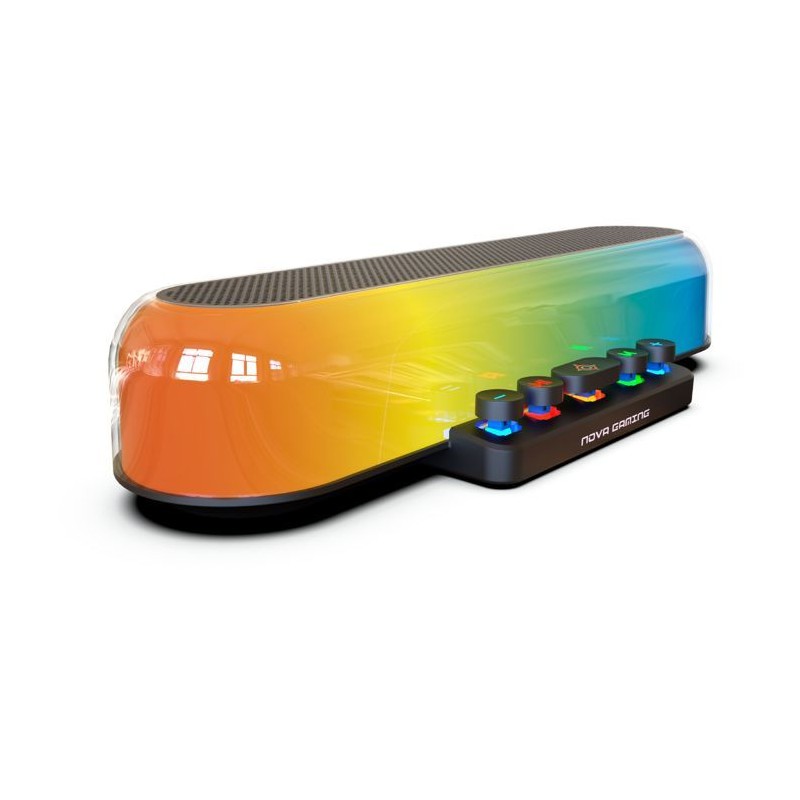 Barre de son gaming - NOVA GAMING - Ursae - LED RGB - Noir