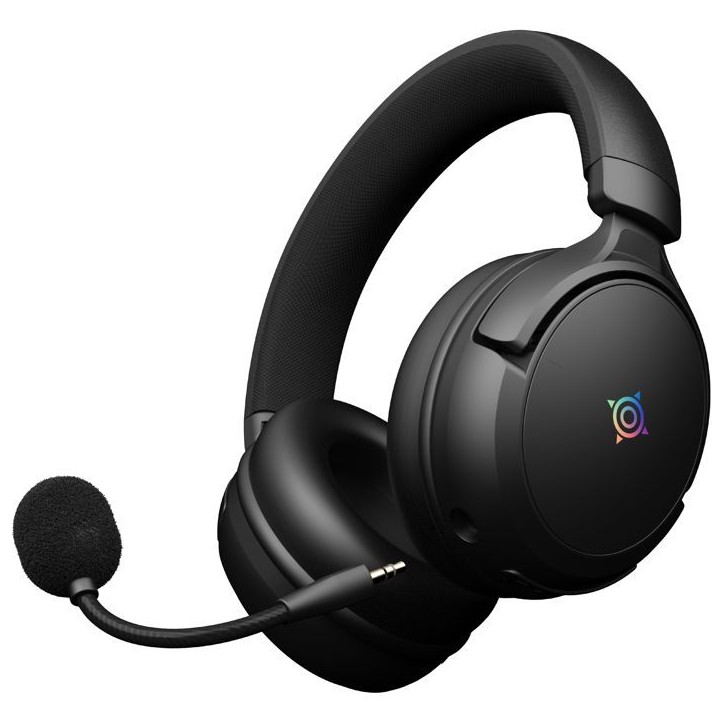 Casque gamer sans fil - NOVA GAMING - Atlas - Micro amovible - LED RGB - Noir Casque gamer sans fil - NOVA GAMING - Atlas - Micro amovible - LED RGB - Noir