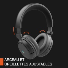 Casque gamer sans fil - NOVA GAMING - Atlas - Micro amovible - LED RGB