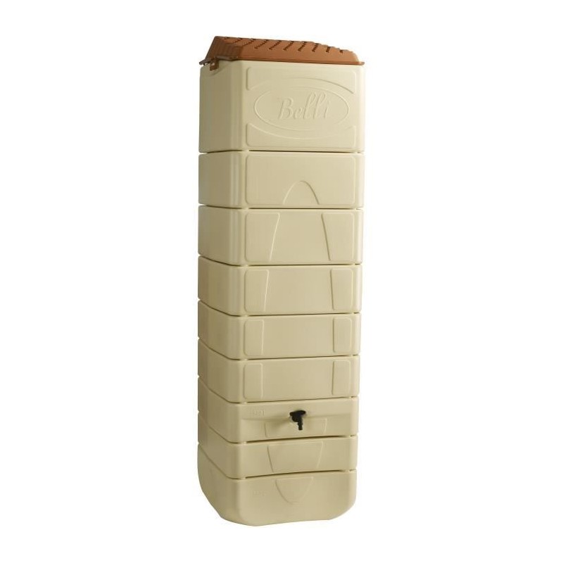 Récupérateur d'eau mural - BELLI - 650 L - Beige Récupérateur d'eau mural - BELLI - 650 L - Beige